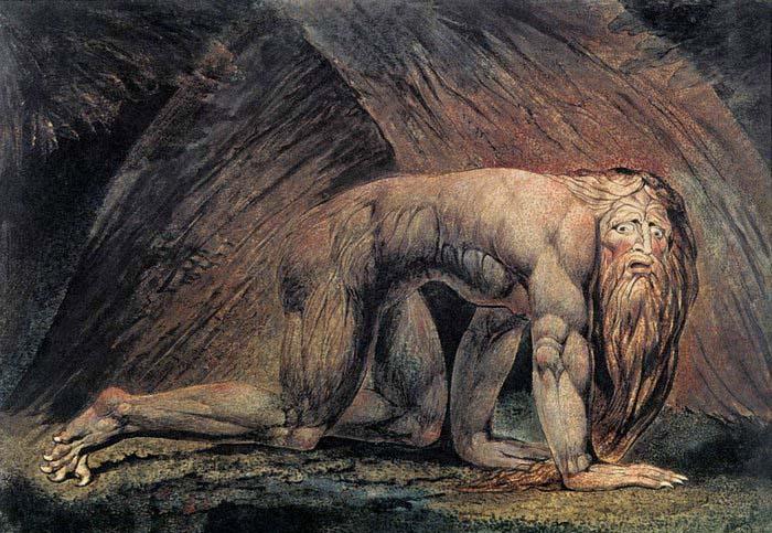Blake, William Nebuchadnezzar France oil painting art